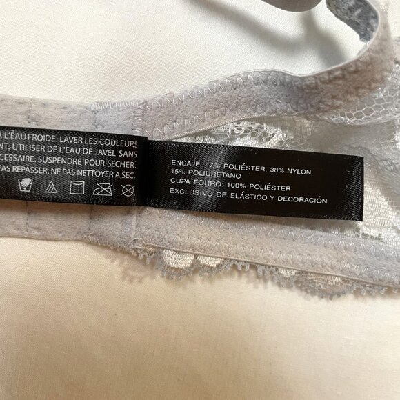 Natori Devotion Contour Undewire Padded Bra 34DD Mink White Lace - Picture 12 of 13